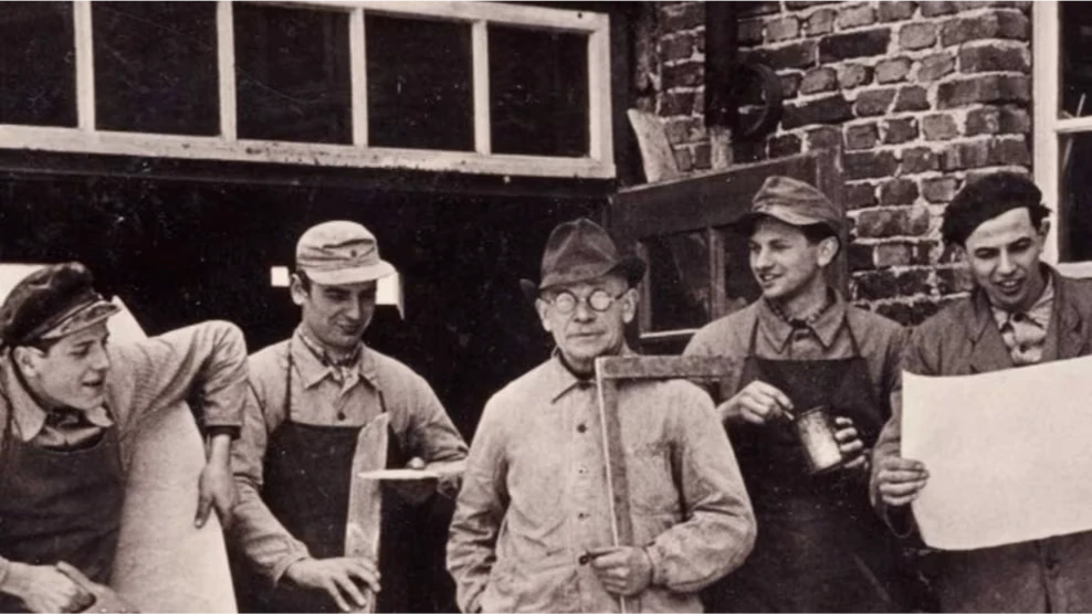 Sorpetaler workshop craftsmen, 1929